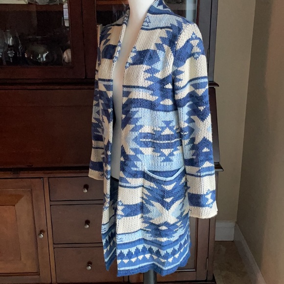 Anti Ballistic Aztec Knit Open Cardigan M - Picture 11 of 12